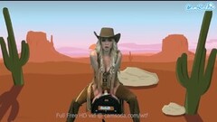 Camsoda - Sweet Teen Cowgirl Rides Sybian Thumb