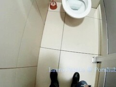 Naughty public pissing toilet piss school bathroom - Laura Fatalle Thumb