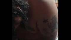 Sitting on her beautiful face Thumb