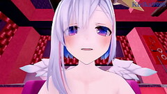 Amane Kanata and Tokoyami Towa intense sex. - Hololive VTuber POV Hentai Thumb