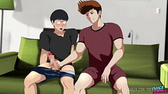 Kaue-Hunter Ep01 part 2 Dubbed PTBR - How to get to fuck a nerd straight virgin guy - Hentai Bara Ya Thumb