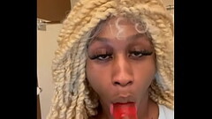 Babe taking dildo Thumb