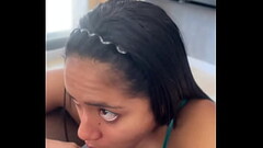 Look how I eat this cock while I record myself to send to my cuckold boyfriend -amateur couple- nysd Thumb