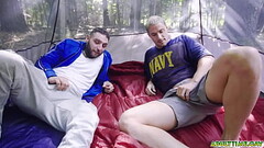 Two buds Skyy Knox and Tony DAngelo getting curious about what ELSE they could do together to reliev Thumb