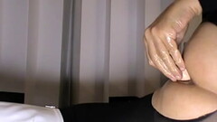 Anal dildo doppio liscio a Thumb