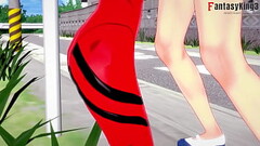 Asuka Langley Soryu having sex blowjob and fucking pov | Neo Genesis Evangelion Thumb