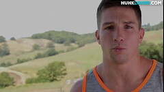 Muscled gym amateur shows asshole while solo jerking off Thumb