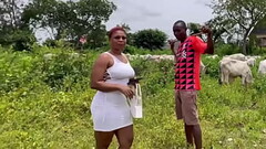 Naughty Student Accept A Huge Deal To Fuck A Cattle Farmer In The School Visinity Thumb