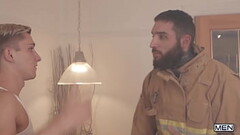 Fire Fuckers Part 3/ MEN / Theo Brady, Tony D'_Angelo  / stream full at  www.sexmen.com/tens Thumb