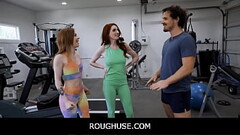 RoughUse - FreeUse Teen Is An Anytime Sex Object For Personal Trainer - Madi Collins, Aria Carson, R Thumb