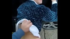 I wanted my driver'_s cock, I sucked it and it finished on my ass Thumb