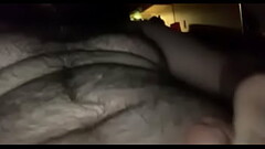 Cumming on myself it hits my beard. Thumb