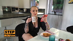 POV - Busty stepmom Kayla Green rides your hard dick Thumb
