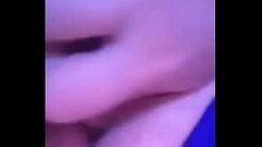 Pounding my pussy with thick dildo Thumb