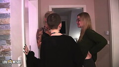 Lesbian Threesome Lou Nesbit, Lia Louise Thumb