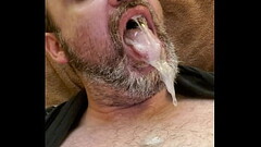 Cumlord Blowing Bubbles with a Mouthful of Goo Thumb