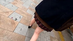 黒髪清純派Cちゃん＠新宿【女子●生/制服/ブレザー/ミニスカ/美脚/中出し】#パンチラ盗撮 #電車痴● #自宅侵入 #睡●姦 Thumb