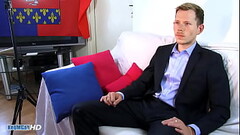 Handsome innocent Banker serviced in spite of himself. Thumb