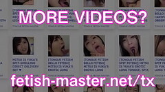 Japanese Asian Tongue Spit Face Nose Licking Sucking Kissing Handjob Fetish - More at fetish-master. Thumb