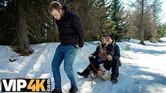 DADDY4K. Sled and Fireplace Adventure Thumb