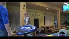 Naked sweetie dwells on sucking Thumb