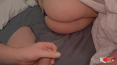 StepMom &amp_ StepSon Share a Bed - StepMom Wakes Up to StepSon Masturbating - POV, MILF, Family Sex Thumb
