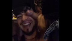 LEO BULGARI BLOWS A BIG A  STRAIGHT COCK IN FRONT OF HIS GIRLFRIEND IN THE STREET!!! Thumb