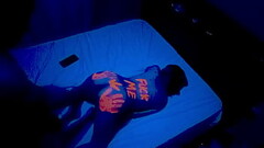 Fuck in the night with skinny girl fluo light Thumb