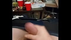 Cumshot after jerking big cock Thumb