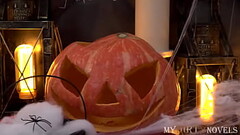 MyDirtyNovels - Couple celebrates Halloween by having threeway with redhead Thumb
