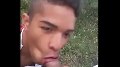 Novinho levando gozada na boca Thumb