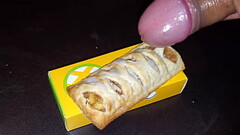 Mc Donald'_s Hot Apple pie taste much better with a splash of my sweet cock sause. Thumb