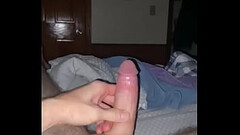 Rubbing my cock Thumb
