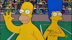 Simpsons Homer Marge Naked Outside Thumb