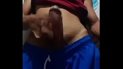 Cute boy filmed himself jerking his COCK Thumb