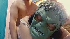 My Spiderman fucks me in four and gives me a nice cock Thumb
