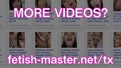 Japanese Asian Tongue Spit Face Nose Licking Sucking Kissing Handjob Fetish - More at fetish-master. Thumb