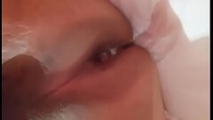 Kenia roc&iacute_o trasvesti llena de leche semen en la cola Thumb