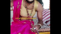 Indian crossdresser Lara D'_Souza sexy video in saree 2 Thumb