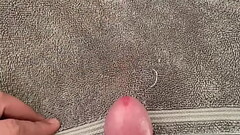 Playing with foreskin and a bit of precum Thumb