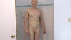Horny Gay Nudist Bates in Shower Thumb