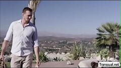 TS Natalie loves sucking dudes hard boner Thumb