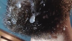 Crazy shot cum dripping off my beard! (teaser) Thumb