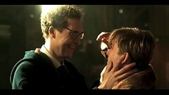 George Parker and Sam Hoare Gay Kiss from TV show Pennyworth | gaylavida.com Thumb