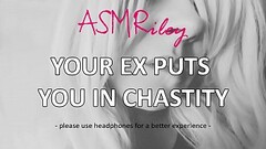 EroticAudio - Your Ex Puts You In Chastity, Cock Cage, Femdom, Sissy| ASMRiley Thumb