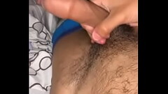 Playing with my uncut meat horny as fuck Thumb
