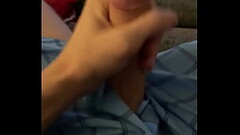 Stroking hard cock Thumb