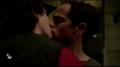 Netflix show titled b. featuring two male actors in a sweet kiss | GAYLAVIDA.COM Thumb