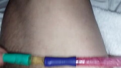 I Guzzle My Piss and Bubbles Through Hose Wedged In End of My Dick Gulping To Keep Up With Myself Thumb